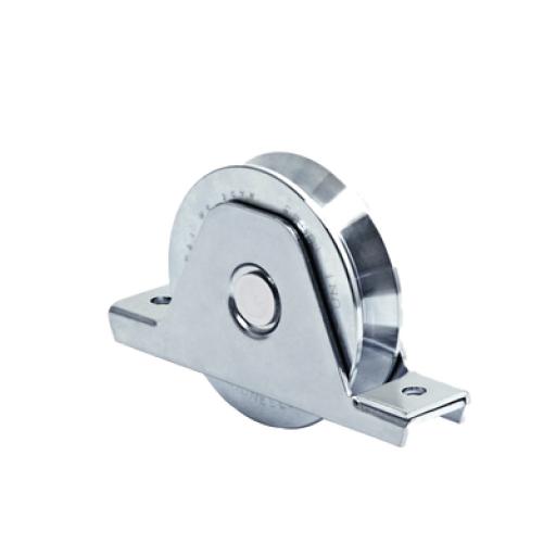 [COMUNELLO_1151-4550-001] COMUNELLO 336V - Rueda de 12 cm / Capacidad Para Puertas de Hasta 400 kg / Canal Tipo "V"