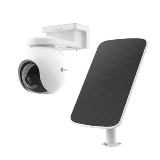 [EZVIZ_CS-HB8/K] EZVIZ Kit de Cámara de Batería Recargable  y Panel Solar / Wi-Fi / Almacenamiento Gratuito en Memoria Interna de 32 GB / Incluye 1 pieza de CS-HB8 y 1 Pieza de CS-CMT-SOLARPANEL-C