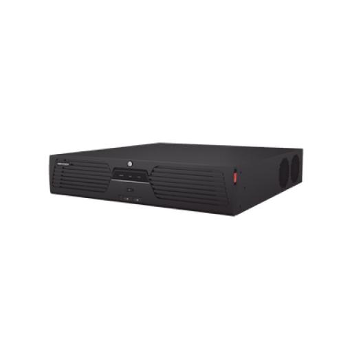 [HIKVISIONDIGITALTECHNOLOGY_DS-96128NI-M8] Hikvision Digital Technology [Doble Poder de Decodificación] NVR 32 Megapixel (8K) / 128 Canales IP / AcuSense / ANPR / Conteo de Personas / Heat Map / 8 Bahías de Disco Duro / 2 Tarjetas de Red / Soporta RAID con Hot Swap / 2 HDMI en 8K / Soporta POS / Alarmas I/O