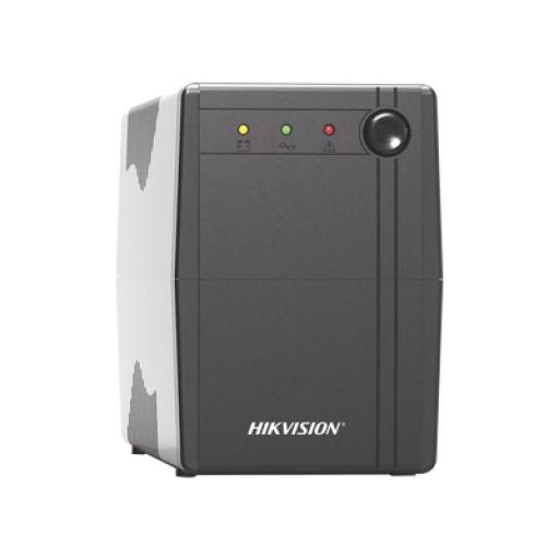 [HIKVISIONDIGITALTECHNOLOGY_DS-UPS600-X] Hikvision Digital Technology UPS de 600 VA / 360W / Protección Contra Sobrecarga y Descarga / Entrada y Salida 120 VCA / 6 Tomas NEMA 5-15R (4 con Respaldo y 2 sin Respaldo)