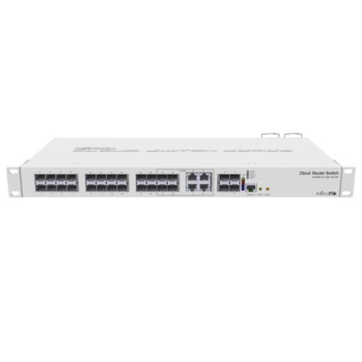 [MIKROTIK_CRS328-4C-20S-4S+RM] Mikrotik (CRS328-4C-20S-4S+RM) Cloud Router Switch Administrable L3, 4 puertos combo TP/SFP, 20 Puertos SFP, 4 Puertos SFP+