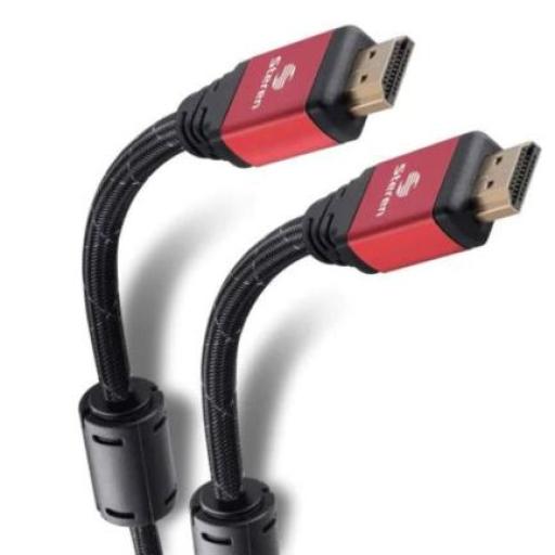 [STEREN_299-806] Steren Cable HDMI Steren 4K con Filtros de Ferrita Tipo Cordón 1.8m