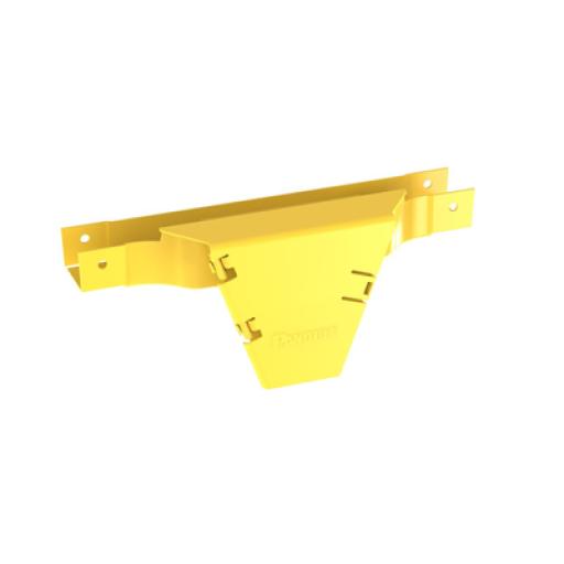 [PANDUIT_FVTHD2X2LYL] Panduit Accesorio en T con Conexión Horizontal y Bajada Vertical a 90º, Para Canaletas FiberRunner™ 2x2, Color Amarillo