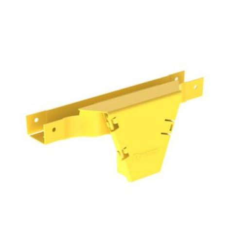 [PANDUIT_FVTHD2X2LYL] Panduit Accesorio en T con Conexión Horizontal y Bajada Vertical a 90º, Para Canaletas FiberRunner™ 2x2, Color Amarillo