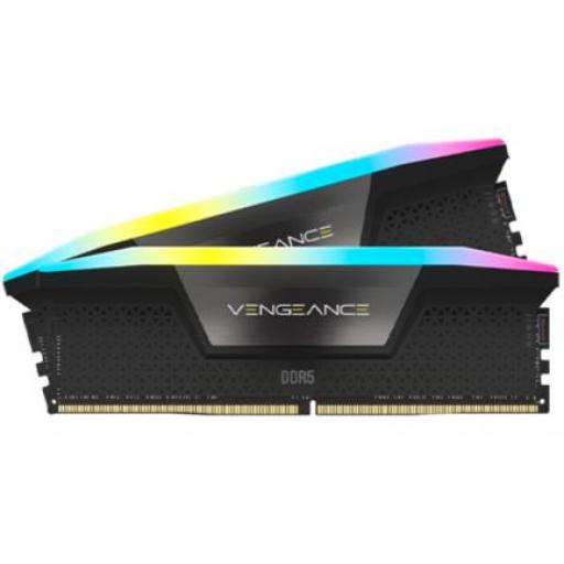 [CORSAIR_CMH64GX5M2B5200C40] MEMORIA DIMM DDR5 CORSAIR (CMH64GX5M2B5200C40) 64GB (2X32GB) 5200MHZ VENGANCE RGB NEGRO