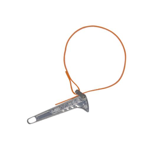 [KLEINTOOLS_S12HB] Klein Tools Llave de Correa Ajustable Grip-It™ de 3.8 a 12.7 cm diámetro, Ideal para Apretado / Aflojado de Tubos, Filtros, Barras, etc.