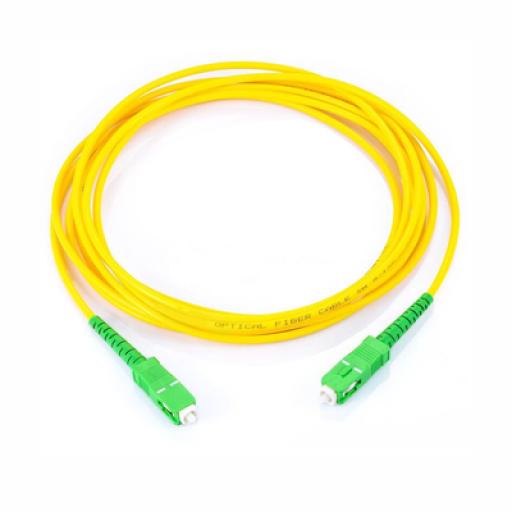 [LINKEDPROBYEPCOM_LPSMJSCASCASP22] LINKEDPRO BY EPCOM Jumper de Fibra Óptica Monomodo SC/APC SC/APC Simplex, color amarillo, 2 metros, 2mm