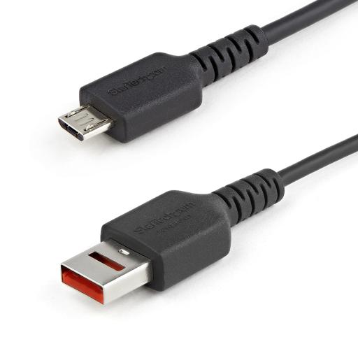 [STARTECH.COM_USBSCHAU1M] StarTech.com CABLE DE CARGA DE 1M USB-A A MICRO USB - CON BLOQUE DE DATOS