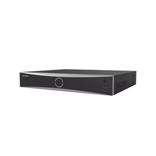 [HIKVISIONDIGITALTECHNOLOGY_DS-7716NXI-K4/16P] Hikvision Digital Technology NVR 12 Megapixel (4K) / 16 canales IP / 16 Puertos PoE+ / AcuSense (Evita Falsas Alarmas) / Reconocimiento Facial / 4 Bahías de Disco Duro / Switch PoE 300 mts  / HDMI en 4K / Alarmas I/O