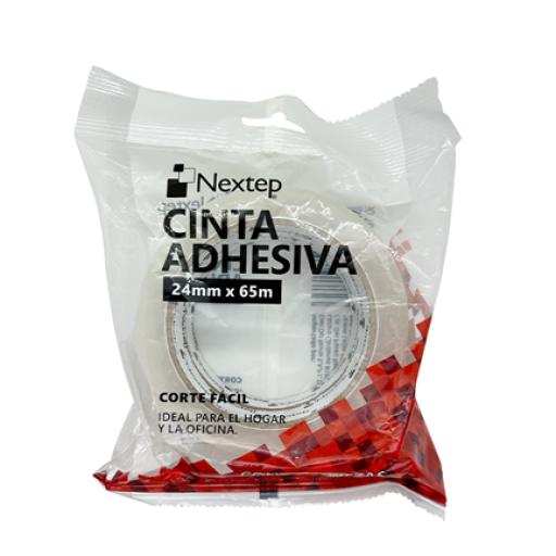 [NEXTEP_NE-608S] Nextep Cinta Nextep Adhesiva Corte Fácil 24 mm x 65 mts Bolsa c/2