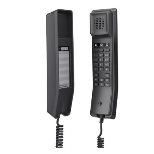 [GRANDSTREAMNETWORKS_GHP611W] Grandstream Networks Teléfono IP Hotelero Wi-Fi, 2 líneas SIP con 2 cuentas, codec Opus, IPV4/IPV6, color negro, con gestión en la nube GDMS