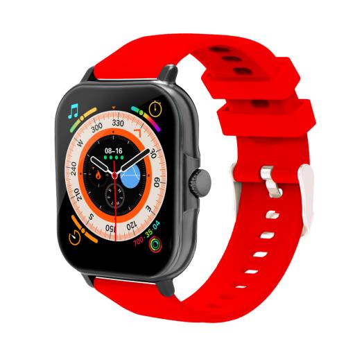 [NECNON_NBSW2125SI] NECNON SMARTWATCH NECNON NSW-201 1.81" TOUCH IP67 BT5.0 LLAM/MIC NEGRO/ROJO NBSW2125SI