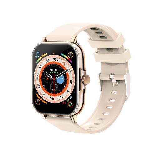 [NECNON_NBSW2134SI] NECNON SMARTWATCH NECNON NSW-201 1.81" TOUCH IP67 BT5.0 LLAM/MIC BEIGE/DORADO NBSW2134SI