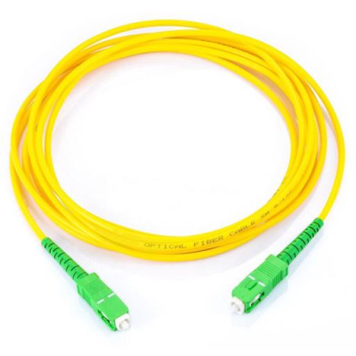 [LINKEDPROBYEPCOM_LPSMJSCASCASP21] LINKEDPRO BY EPCOM Jumper de Fibra Óptica Monomodo SC/APC-SC/APC Simplex, color amarillo, 1 metro, 2 mm
