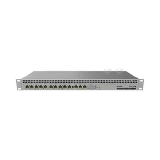 [MIKROTIK_RB1100AHX4] Mikrotik RB1100AHx4, CPU 4 Núcleos, 13 Puertos Gigabit Ethernet, 1 GB Memoria, Licencia Nivel 6