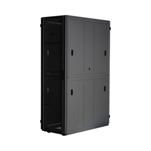 [PANDUIT_XGL84222B] Panduit Gabinete FlexFusion™ XGL (Light) para Centros de Datos, 42 UR, 800 mm de Ancho, 1200 mm de Profundidad, Fabricado en Acero, Color Negro