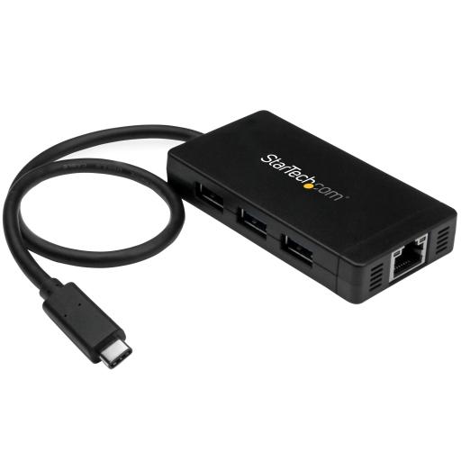 [STARTECH.COM_HB30C3A1GE] StarTech.com CONCENTRADOR USB 3.0 3 PUERTOS USB-C Y RED ETHERNET GIGABIT    .