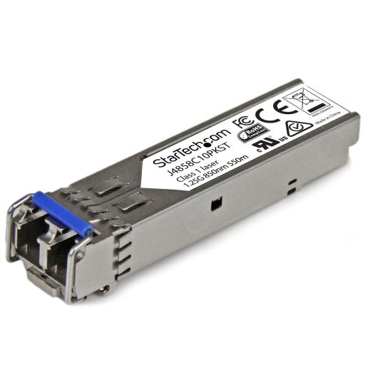 [STARTECH.COM_J4859C10PKST] StarTech.com PAQUETE DE 10 MODULOS SFP FIBRA 1GB COMPATIBLE J4859C