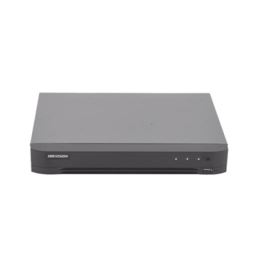 [HIKVISIONDIGITALTECHNOLOGY_IDS-7208HQHI-M1/FA] Hikvision Digital Technology DVR 8 Canales TurboHD + 4 Canales IP/ 4 Megapixel/ Acusense/ Audio por Coaxitron/ Reconocimiento de rostros/1 Bahía de Disco Duro / 1 Canal de Audio