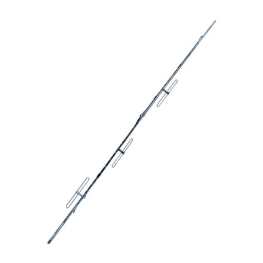 [NETPOINT_NPRF224] NetPoint Antena base de 4 dipolos. Rango de frecuencia de 144 - 174 MHz y ganancia de 6/9 dBi omnidireccional/direccional. 