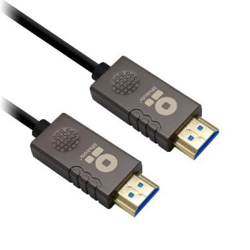 [BROBOTIX_6001691] CABLE HDMI V2.0 FIBRA ÓPTICA ACTIVA 4K BRobotix 30 m.
