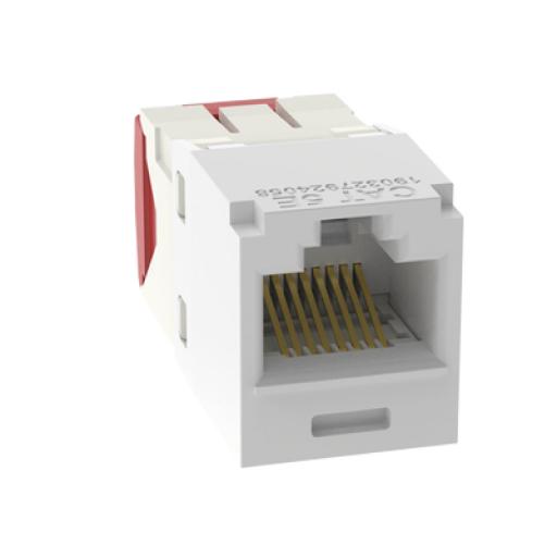 [PANDUIT_CJ5E88TGWH] Panduit Conector Jack RJ45 Estilo TG, Mini-Com, Categoría 5e, de 8 posiciones y 8 cables, Color Blanco
