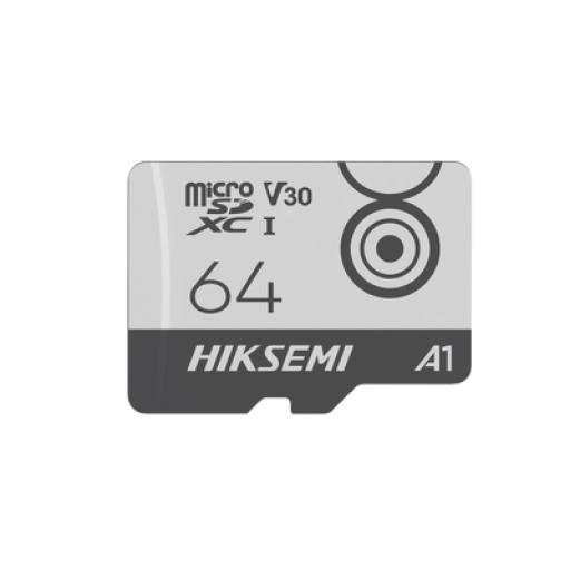 [HIKSEMIBYHIKVISION_HS-TF-M1/64G] HIKSEMI by HIKVISION Memoria MicroSD / Clase 10 de 64 GB / Especializada Para Videovigilancia Movil (Uso 24/7) / Soporta Altas Temperaturas / 95 MB/s Lectura / 55 MB/s Escritura