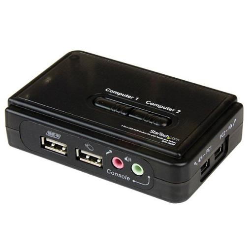 [STARTECH.COM_SV211KUSB] StarTech.com JUEGO KIT CONMUTADOR KVM 2 PUERTOS USB AUDIO VIDEO VGA CABL.S