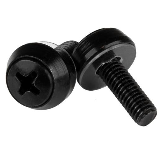 [STARTECH.COM_CABSCREWSB] StarTech.com PAQUETE 50 TORNILLOS DE MONTAJE RACK M5X12MM NEGRO
