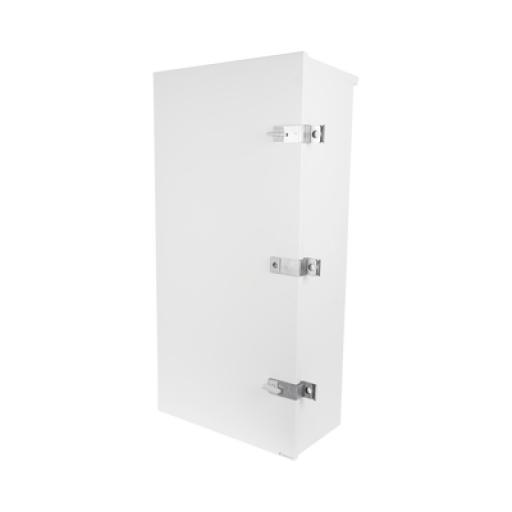 [EPCOM_EI-PCB-04-11-03-W3S] Epcom Gabinete para instalación de 3 Baterías PL110D12, Fabricado en Lámina Galvanizada, Accesorios para piso o poste (No incluidos)