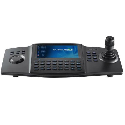 [HIKVISIONDIGITALTECHNOLOGY_DS-1100KI(C)] Hikvision Digital Technology Joystick IP con Pantalla Táctil de 7" / Compatible con Cámaras IP / PTZ IP / DVRs / NVRs / Soporta epcom, HiLook y HIKVISION