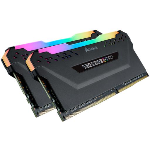 [CORSAIR_CMW16GX4M2C3000C15] MEMORIA DIMM DDR4 CORSAIR (CMW16GX4M2C3000C15) 16GB 3000MHZ (2X8GB) VENGEANCE RGB PRO NEGRO CL15