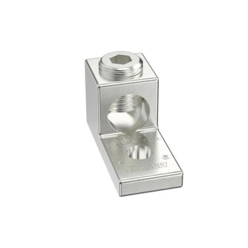 [PANDUIT_LAMA2/0-14-QY] Panduit Terminal tipo Lengüeta Recta de Aluminio con Agujero 1/4", y Barril para Cable #14 - 2/0 AWG