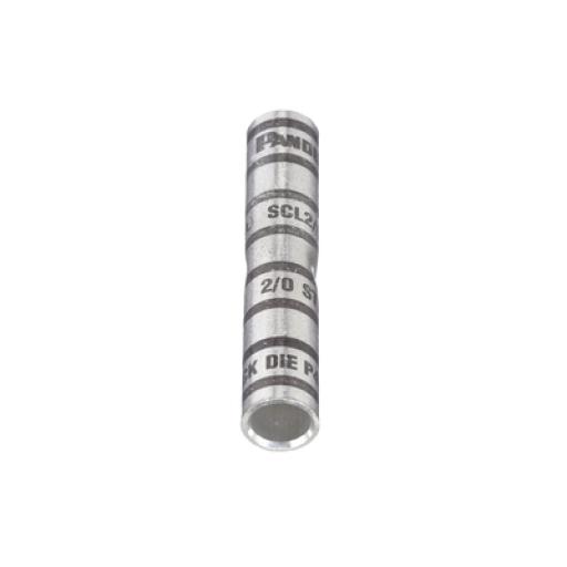 [PANDUIT_SCL2/0-X] Panduit Empalme de Compresión a tope  de Cobre tipo barril largo. Para cable 2/0 AWG, Paquete de 10 Piezas