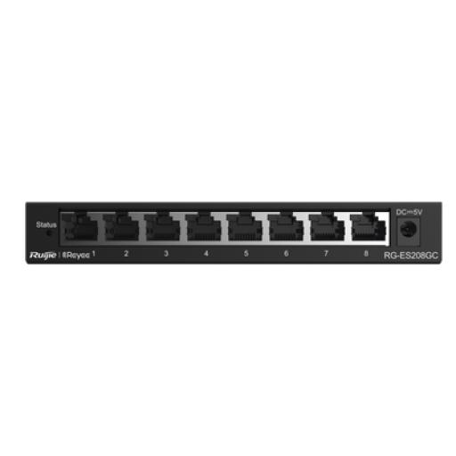 [RUIJIE_RG-ES208GC] RUIJIE Switch Administrable con 8 puertos Gigabit, gestión gratuita desde la nube