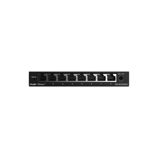 [RUIJIE_RG-ES208GC] RUIJIE Switch Administrable con 8 puertos Gigabit, gestión gratuita desde la nube