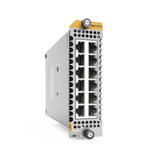 [ALLIEDTELESIS_AT-XEM2-12XTM] Allied Telesis Módulo de 12 puertos 1G/2.5G/5G/10G (RJ45)