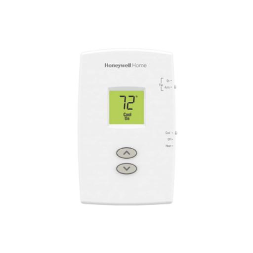 [HONEYWELLHOMERESIDEO_TH1110DV1009/U] HONEYWELL HOME RESIDEO Termostato para sistemas de una sola etapa calor y frio, no programable vertical PRO 1000