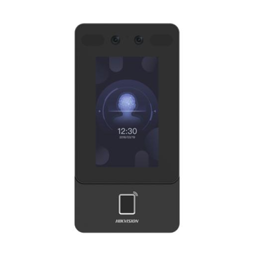 [HIKVISIONDIGITALTECHNOLOGY_DS-K1T342MFWX-E1] Hikvision Digital Technology Terminal Min Moe PoE & WiFi de Reconocimiento Facial y Huella con Lector MIFARE / Exterior IP65  / Hasta 1.5 mts en Lectura de Rostro / Soporta P2P / 1,500 Rostros / 3,000 Huellas / Salida 12 Vcd para Chapa / PoE