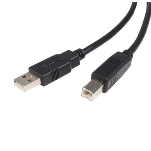[STARTECH.COM_USB2HAB15] StarTech.com CABLE 4.5M USB 2.0 IMPRESORA USB A MACHO A USB B MACHO       .