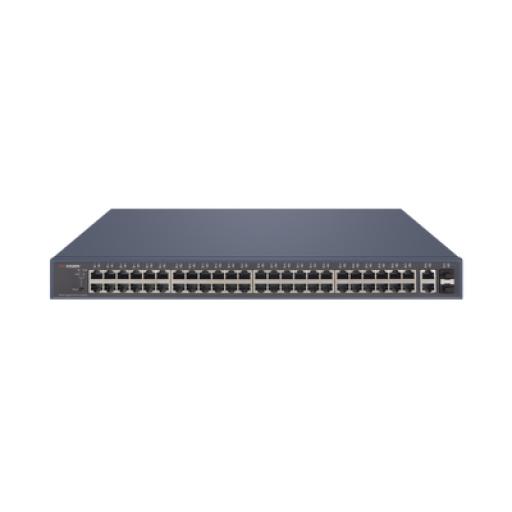 [HIKVISIONDIGITALTECHNOLOGY_DS-3E1552P-SI] Hikvision Digital Technology Switch PoE+ / Monitoreable / 48 Puertos 10/100/1000 Mbps PoE+ / 2 Puertos 10/100/1000 Mbps Uplink / 2 Puertos SFP / 470 Watts Totales