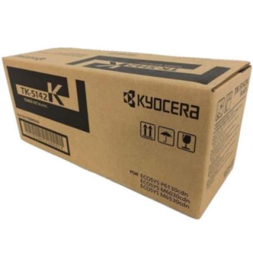 [KYOCERA_1T02NR0US0] KYOCERA Tóner Kyocera TK-5142K Compatible P6130cdn/M6030cdn/M6530cdn Color Negro
