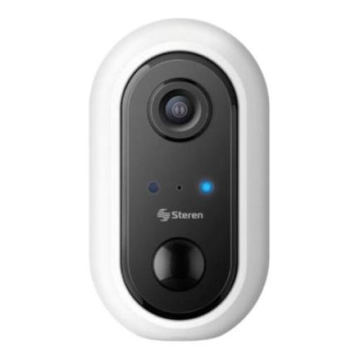 [STEREN_CCTV-240] Steren Cámara Seguridad Steren Wi-Fi FHD Fija con Batería Recargable Color Blanco