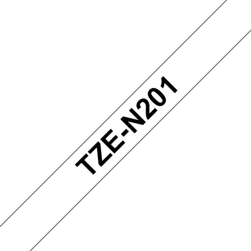 [BROTHER_TZEN201] Brother CINTA NEGRA SOBRE BLANCO 3.5MM SUPER NARROW TAPE