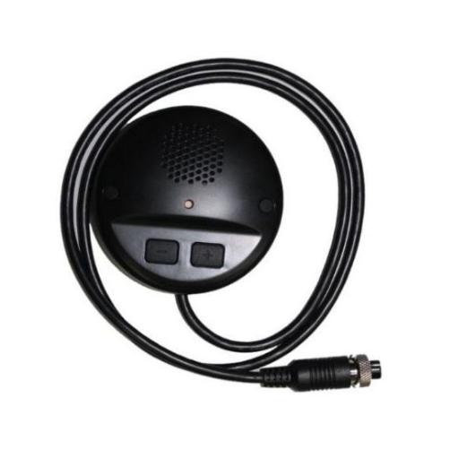 [HIKVISIONDIGITALTECHNOLOGY_DS-1350HM(AE)] Hikvision Digital Technology Accesorio para Audio de 2 Vías /  Compatible con DVR Movil HIKVISION / Conector Tipo Aviación / DS-MP5604 / DS-MP5604-SD/GLF/WI58 / 