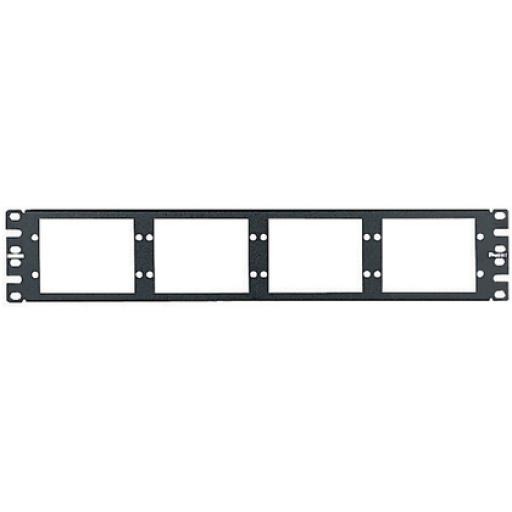 [PANDUIT_CFAPPBL2] Panduit Patch Panel de Fibra Óptica, Para 8 Placas Acopladoras FAP o FMP, Color Negro, 2UR