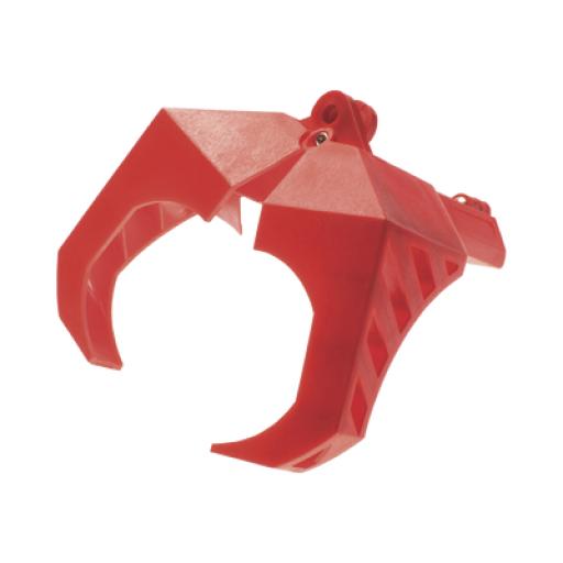[PANDUIT_PSL-1058] Panduit Dispositivo de Bloqueo LOTO para Válvulas de Bola, Para Diámetros de de 1.5 a 2" y Longitud de Mango Hasta 7.5", Color Rojo