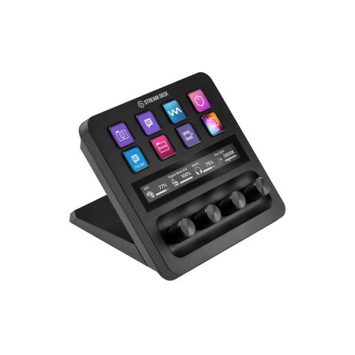 [ELGATO_10GBD9901] TECLADO P/STREAMING ELGATO (10GBD9901) STREAM DECK +,8 TECLAS,AJUSTE DE NIVELES,PANTALLA TACTIL,NEGR