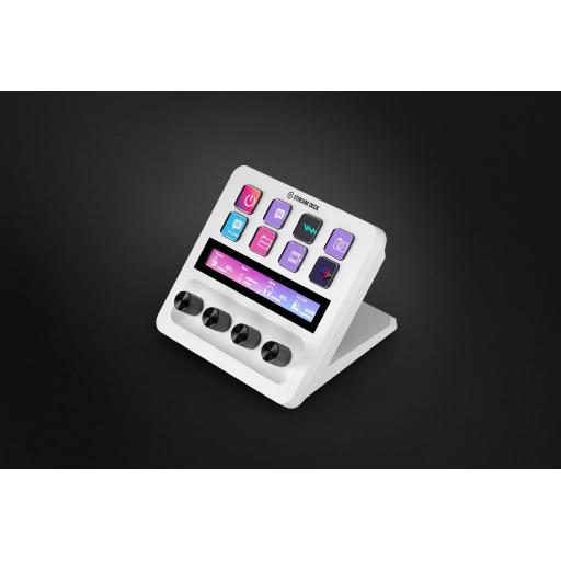 [ELGATO_10GBD9911] TECLADO P/STREAMING ELGATO (10GBD9911) STREAM DECK +,8 TECLAS,AJUSTE DE NIVELES,PANTALLA TACTIL,BLAN