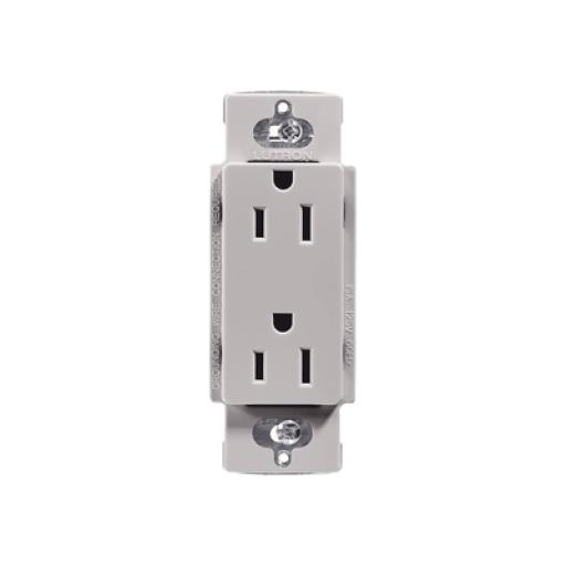 [LUTRON_CAR15GRS] Lutron Tomacorriente 125V 15A resistente a manipulaciones.